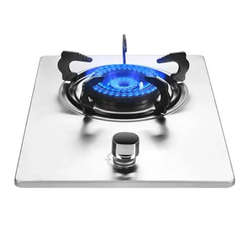 BZJPRFC Gaskocher 1 Brenner, Edelstahl-Gaskocher, Gas/LP-Gas-Umwandlungsherd, Mit Flammendurchschlagschutz, for Die Küche Zu Hause(NG) von BZJPRFC