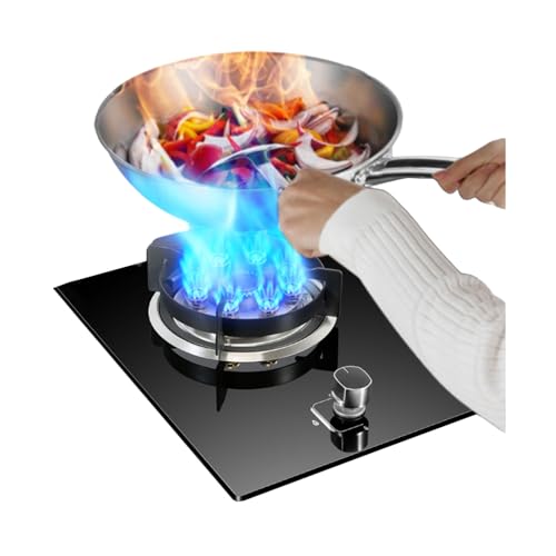 Gasherd Mit 1 Brenner, 5,2 KW Küchenarbeitsplattenherd, Catering-Innenregler, Mit Schutzvorrichtung Gegen Versehentliches Flammendurchschlagen, For Die Küche Zu Hause(LPG) von BZJPRFC