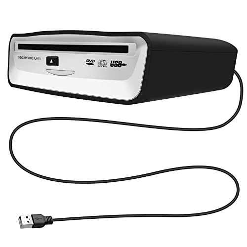 Baaly USB 2.0-Schnittstelle Autoradio Tragbarer CD/DVD Dish Box Player Fürs Auto, Lässt Sich An Den USB-Anschluss im Auto, Laptop, Fernseher, Computer Anschließen (groß) von Baaly