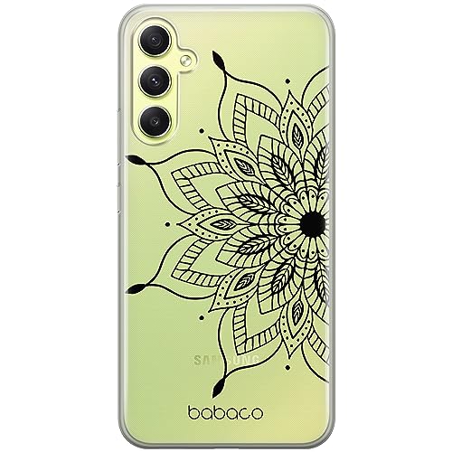 Babaco ERT Group Handyhülle für Samsung A34 5G Original und offiziell Lizenziertes Muster Mandalas 004 optimal an die Form des Handy angepasst, hülle aus TPU von Babaco