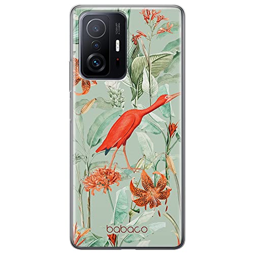 Babaco ERT Group Handyhülle für Xiaomi 11T 5G / 11T PRO 5G Original und offiziell Lizenziertes Muster Flowers 049 optimal an die Form des Handy angepasst, hülle aus TPU von Babaco