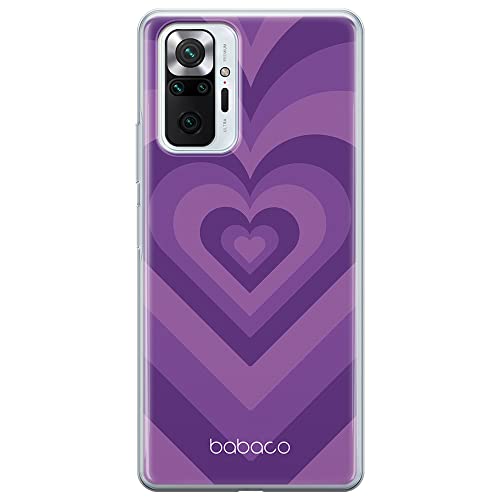 Babaco ERT Group Handyhülle für Xiaomi REDMI Note 10 PRO Original und offiziell Lizenziertes Muster Hearts 007 optimal an die Form des Handy angepasst, hülle aus TPU von Babaco