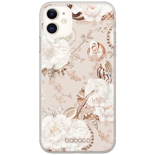 Babaco ERT Group Handyhülle für iPhone 11 Original und offiziell Lizenziertes Muster Flowers 045 optimal an die Form des Handy angepasst, hülle aus TPU von Babaco