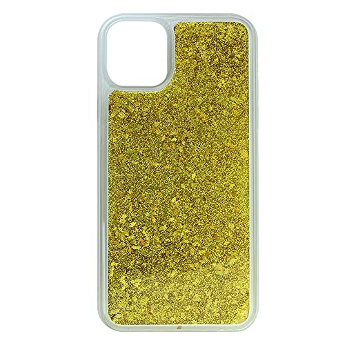 Babaco Handyhülle für iPhone 11 PRO mit flüssigem Glitzereffekt, Gold von Babaco