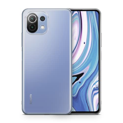 Babaco Premium Clear Handyhülle für Xiaomi MI 11 LITE 4G / MI 11 LITE 5G / 11 LITE 5G NE optimal an die Form des Mobiltelefons angepasst, Kristallhülle aus TPU von Babaco