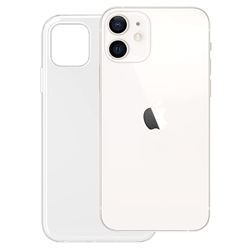 Babaco Premium Clear Handyhülle für iPhone 12 Mini optimal an die Form des Mobiltelefons angepasst, Kristallhülle aus TPU von Babaco