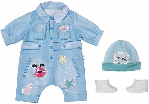 Baby Born Zapf Deluxe Jeans Overall 43cm 832592 von Baby Born