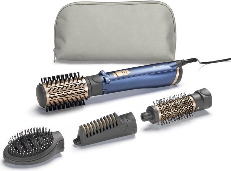 BaByliss AS965E Haarstyling-Gerät Heißluftbürste Warm Gold, Türkis 1000 W 2,5 m (AS965E) von Babyliss