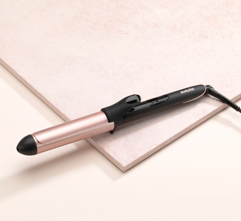BaByliss C452E Haarstyling-Gerät Lockenstab Warm Schwarz - Rose 2,5 m (C452E) von Babyliss