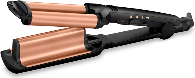BaByliss Deep Waves Lockenstab Warm Schwarz - Orange 2,5 m (W2447E) von Babyliss