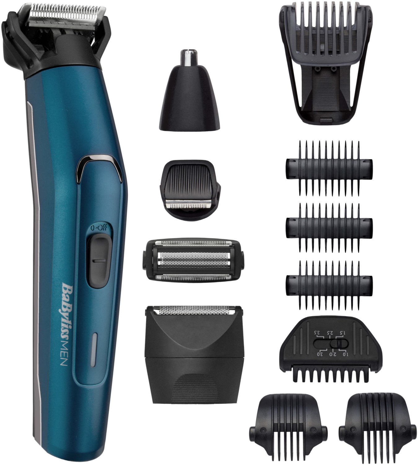 MT890E 12in1 Face & Body Kit Multigroomer blau von Babyliss