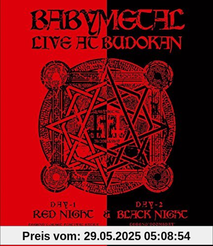 Babymetal - Live at Budokan/Red Night & Black Night Apocalypse [Blu-ray] von Babymetal