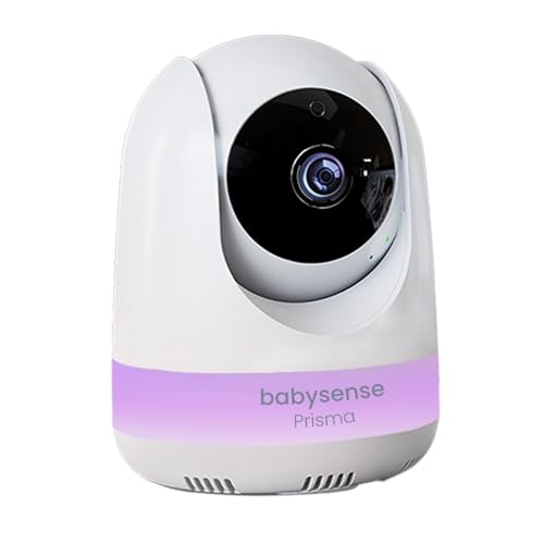 Babysense Zusatzkamera Prisma Video-Babyphone, ferngesteuertes Schwenken, Neigen, Zoomen, Zwei-Wege-Rückkopplung, große Reichweite, Nachtsicht, RGB-Nachtlicht, Schlaflieder, Temperaturüberwachung Babysense Zusatzkamera Prisma Video-Babyphone, ferngesteuertes Schwenken, Neigen, Zoomen, Zwei-Wege-Rückkopplung, große Reichweite, Nachtsicht, RGB-Nachtlicht, Schlaflieder, Temperaturüberwachung von Babysense