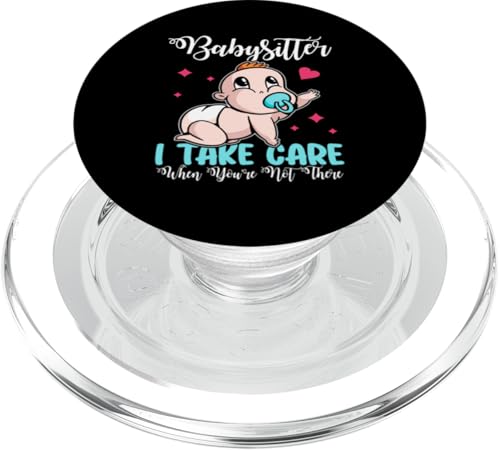 Babysitter - Ich passe auf dich auf, wenn du nicht da bist PopSockets PopGrip für MagSafe Babysitter - Ich passe auf dich auf, wenn du nicht da bist PopSockets PopGrip für MagSafe von Babysitting And Daycare Designs For A Babysitter