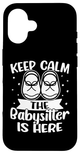 Babysitter: Bleib ruhig - Der Babysitter ist da Hülle für iPhone 16 Babysitter: Bleib ruhig - Der Babysitter ist da Hülle für iPhone 16 von Babysitting And Daycare Designs For A Babysitter