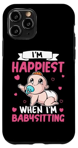 Babysitter: Ich bin am glücklichsten, wenn ich babysitte Hülle für iPhone 11 Pro Babysitter: Ich bin am glücklichsten, wenn ich babysitte Hülle für iPhone 11 Pro von Babysitting And Daycare Designs For A Babysitter