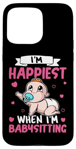Babysitter: Ich bin am glücklichsten, wenn ich babysitte Hülle für iPhone 15 Pro Max Babysitter: Ich bin am glücklichsten, wenn ich babysitte Hülle für iPhone 15 Pro Max von Babysitting And Daycare Designs For A Babysitter