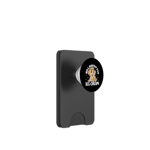 Babysitter: Will Babysit für Eis PopSockets PopWallet für MagSafe Babysitter: Will Babysit für Eis PopSockets PopWallet für MagSafe von Babysitting And Daycare Designs For A Babysitter