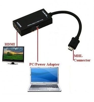 1080P USB MHL zu HDMI-Kabeladapter, HDTV 4 Huawei MediaPad 7 Lite Android Tablet von Babz Tech