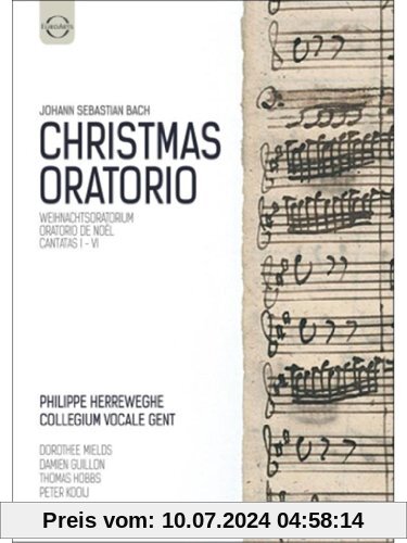JOHANN SEBASTIAN BACH: Weihnachtsoratorium (BWV 248, Cantata I - VI) von Bach, Johann Sebastian