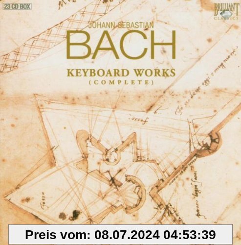 Johann Sebastian Bach: Sämtliche Klavierwerke / Cembalowerke / Complete Keyboard Works von Bach, Johann Sebastian