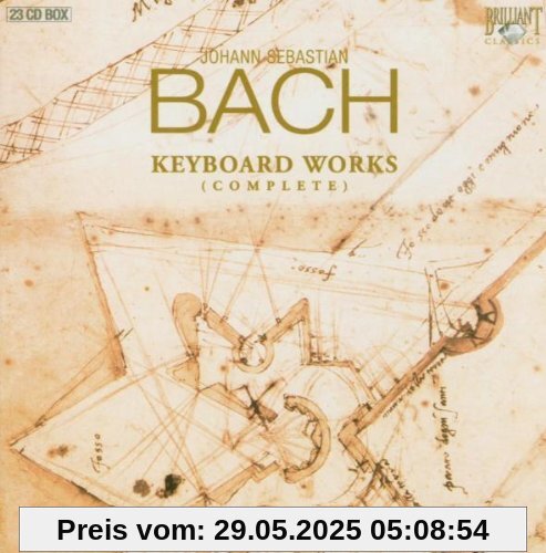 Johann Sebastian Bach: Sämtliche Klavierwerke / Cembalowerke / Complete Keyboard Works von Johann Sebastian Bach