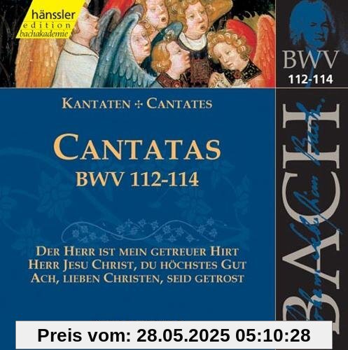 Edition Bachakademie Vol. 36 (Geistliche Kantaten BWV 112-114) von Bach-Collegium Stuttgart