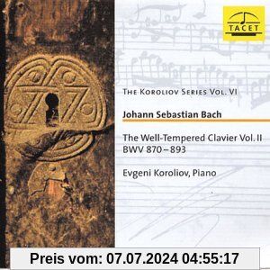 Das Wohltemperierte Klavier II von Bach:Well Tempered Clavier Vol