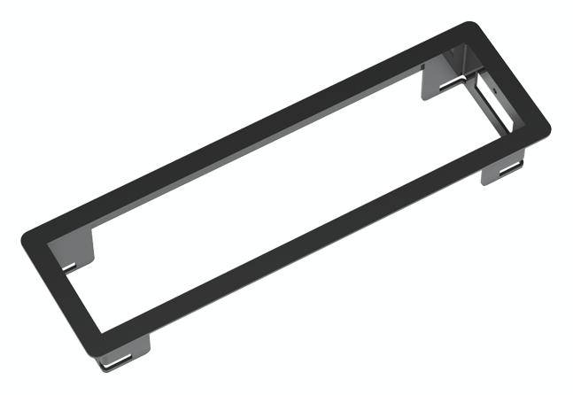 Bachmann POWER FRAME schwarz 915.000 Einbaurahmen RAL9017 Bachmann POWER FRAME schwarz 915.000 Einbaurahmen RAL9017 von Bachmann Sales GmbH & Co. KG