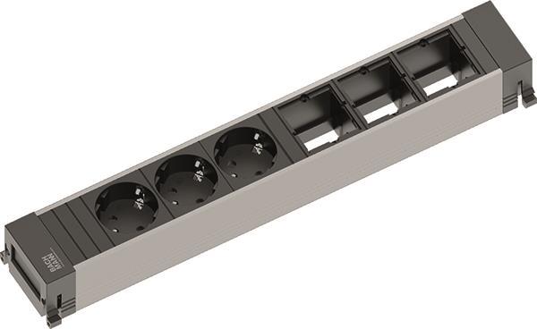 Bachmann Power Frame ALU 916.007 Steckdoseneinheit 6-fach Bachmann Power Frame ALU 916.007 Steckdoseneinheit 6-fach von Bachmann Sales GmbH & Co. KG