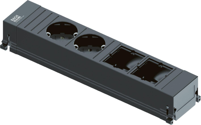 Bachmann Steckdoseneinheit 916.0601 Power Frame 2xSchuko 2xABD schwarz Bachmann Steckdoseneinheit 916.0601 Power Frame 2xSchuko 2xABD schwarz von Bachmann Sales GmbH & Co. KG