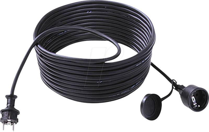 BACH 343.172 - Verlängerungskabel 25 m, H07RN-F, schwarz von Bachmann