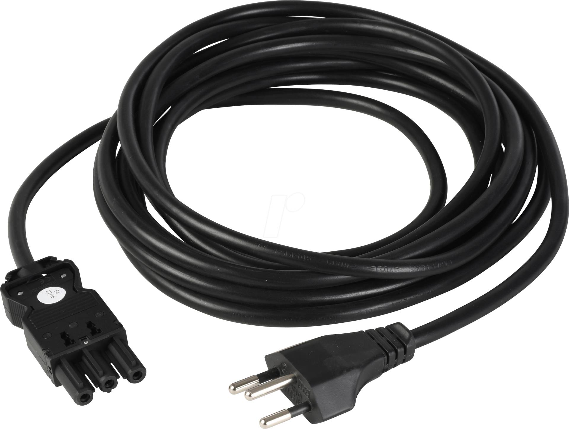 BACH 375.018 - Gerätekabel CH Typ 12 GST18i3 Kupplung 5 m BACH 375.018 - Gerätekabel CH Typ 12 GST18i3 Kupplung 5 m von Bachmann