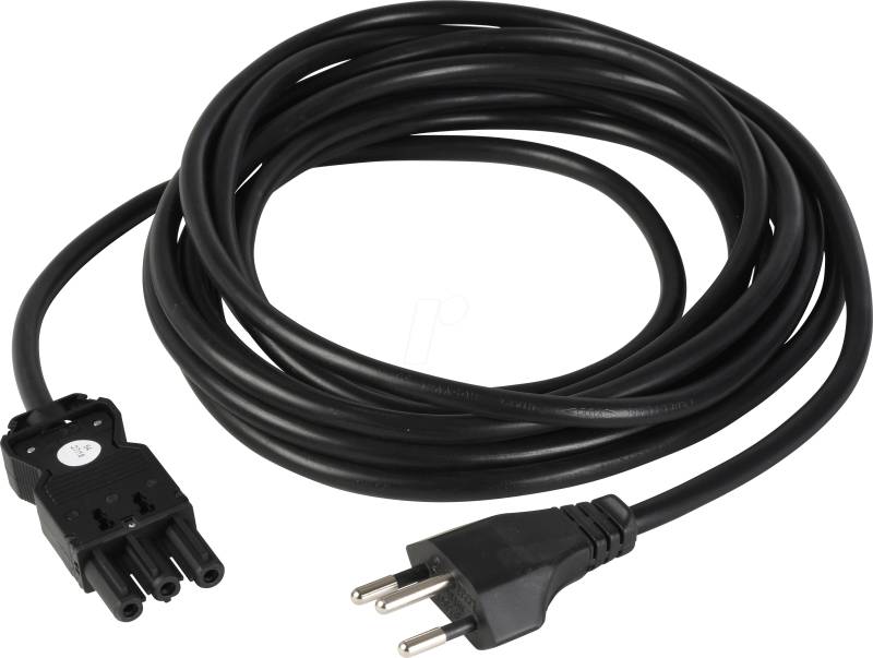 BACH 375.018 - Gerätekabel CH Typ 12 GST18i3 Kupplung 5 m von Bachmann