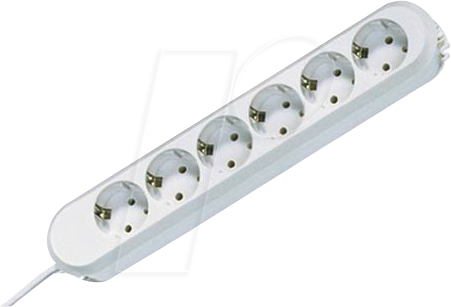 BACH 381.249K - Steckdosenleiste SMART, 6-fach, Typ F - CEE 7/3, schwarz BACH 381.249K - Steckdosenleiste SMART, 6-fach, Typ F - CEE 7/3, schwarz von Bachmann