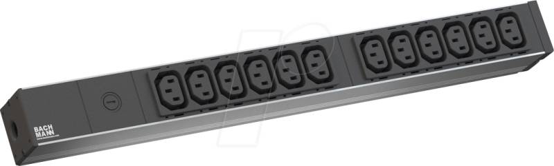 BACH 800.2284 - PDU, 19'', 1HE, 12x C13 von Bachmann