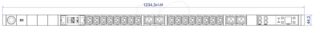 BACH 802.7501-S - PDU, 16x C13, 4x C19 von Bachmann