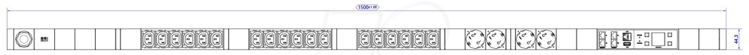 BACH 802.7502 - PDU, 18x C13, 4x C19 von Bachmann