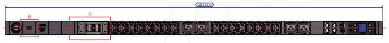 BACH 802.7532 - PDU, 16x C13, 4x C19 von Bachmann