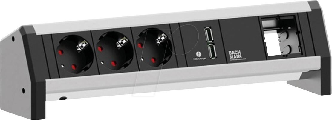 BACH 902.0253 - DESK 3x Schutzkontakt 1x USB Charger 1x ABD GST18 von Bachmann