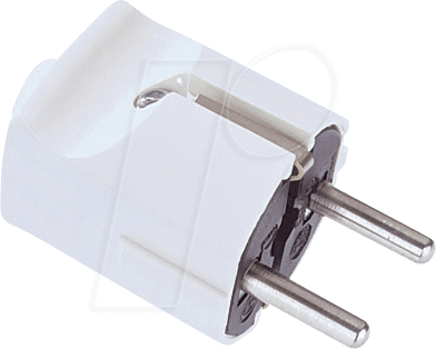BACH 910.270 - Zentralstecker, Typ F - CEE 7/4, 16 A, weiß von Bachmann