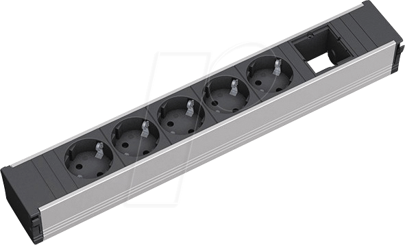 BACH 912.008 - Steckdoseneinheit CONI 5x Strom, 1x Custom von Bachmann