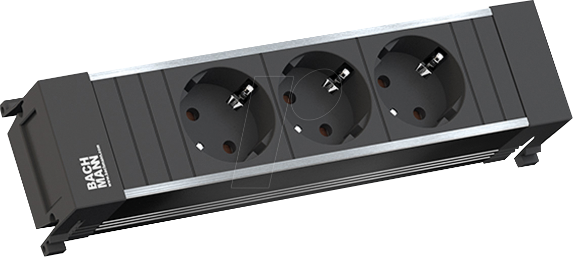 BACH 916.1192 - POWER FRAME Steckdoseneinheiten, 3-fach von Bachmann