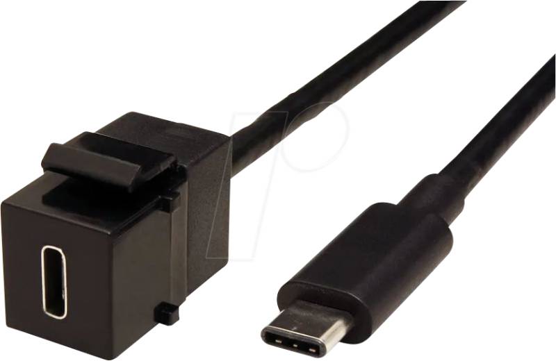BACH 917.1212 - Keystone Modul, USB Typ C Buchse / Stecker, 0,5 m von Bachmann