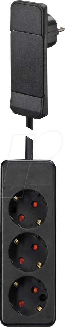 BACH 933.014 - Steckdosenleiste Flat Plug, Typ F - CEE 7/3, 3-fach BACH 933.014 - Steckdosenleiste Flat Plug, Typ F - CEE 7/3, 3-fach von Bachmann