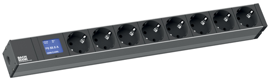 BACHMANN 19, Steckdosenleiste , Bluenet BN0500, , 8-fach BACHMANN 19, Steckdosenleiste , Bluenet BN0500, , 8-fach von Bachmann