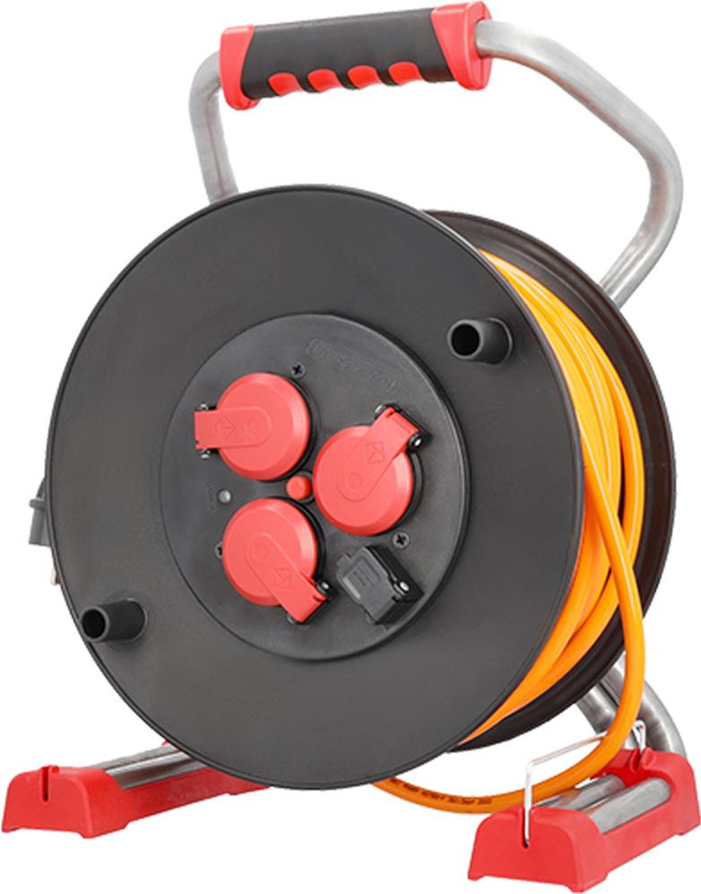 BACHMANN Profi-Kabeltrommel 3xCEE7/3 (399.193) von Bachmann