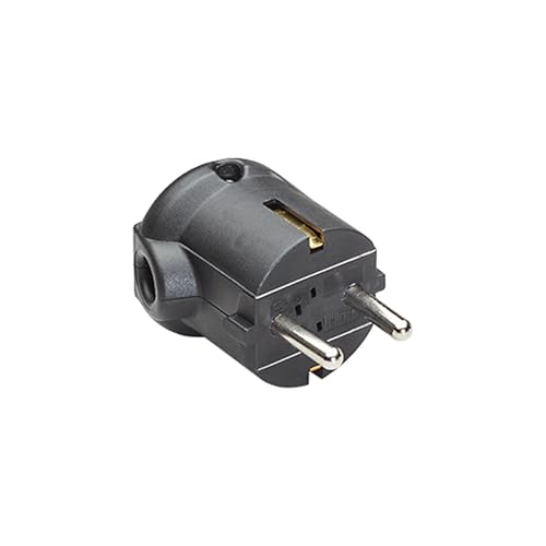 BACHMANN Schutzkontaktstecker, schwarz bruchfest, montierbar, IP 20, Winkel BACHMANN Schutzkontaktstecker, schwarz bruchfest, montierbar, IP 20, Winkel von Bachmann