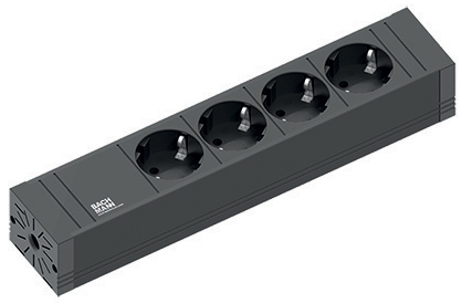 BACHMANN Steckdosenleiste CONNECT LINE, 4-fach BACHMANN Steckdosenleiste CONNECT LINE, 4-fach von Bachmann