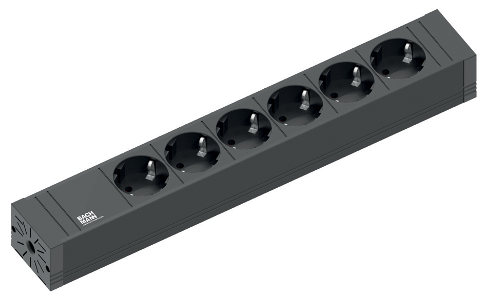 BACHMANN Steckdosenleiste CONNECT LINE, 6-fach BACHMANN Steckdosenleiste CONNECT LINE, 6-fach von Bachmann